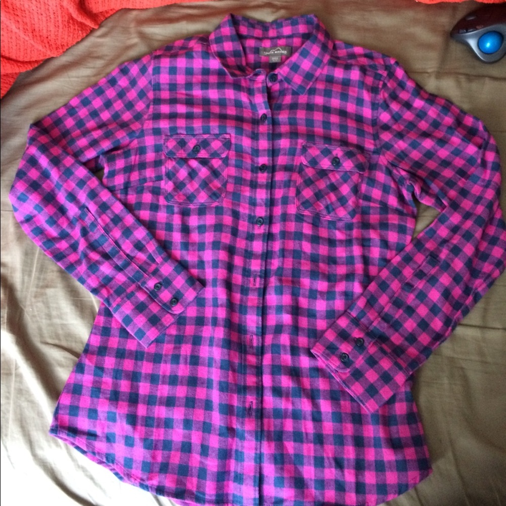 Eddie Bauer flannel Sz M VEUC