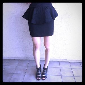 Urban Outfitters Peplum Mini Skirt