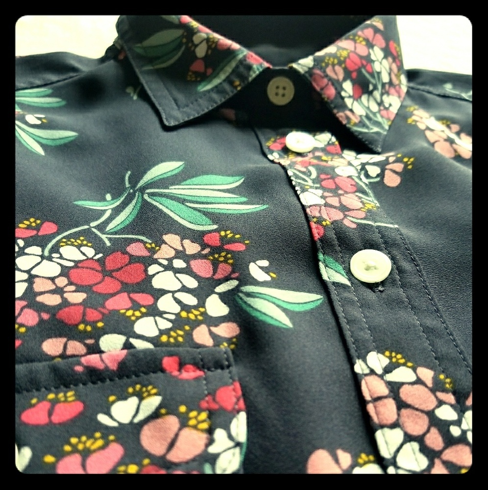 Ann Taylor LOFT Floral Blouse
