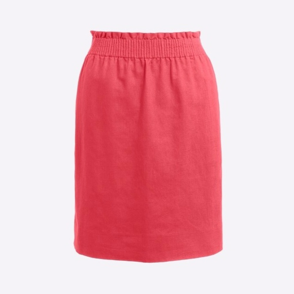 NWT Linen-cotton sidewalk mini skirt