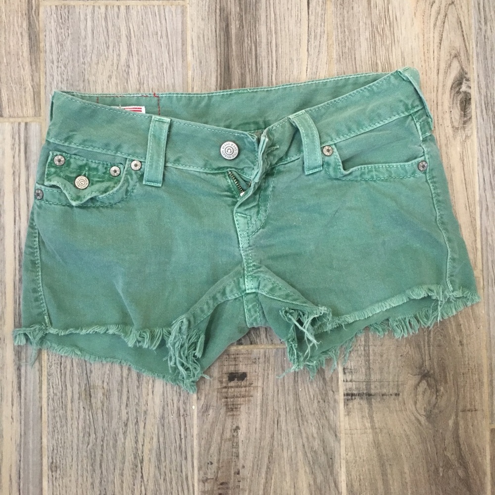 True Religion Shorts 26 Green