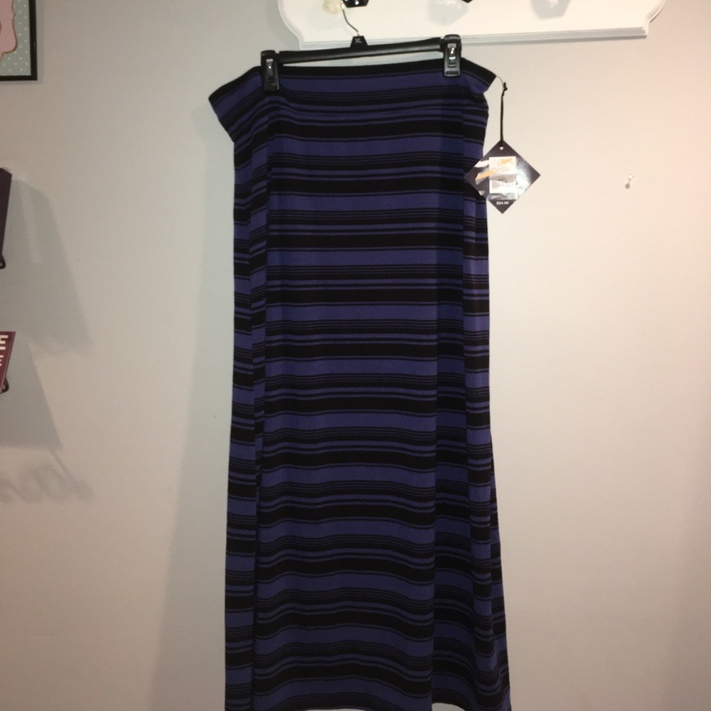 NWT Black and Blue Maxi