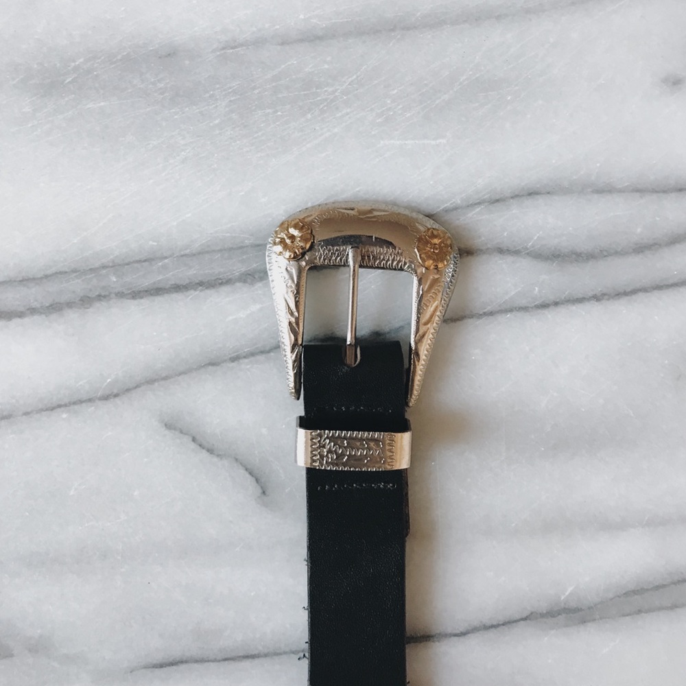 trendy frye western belt