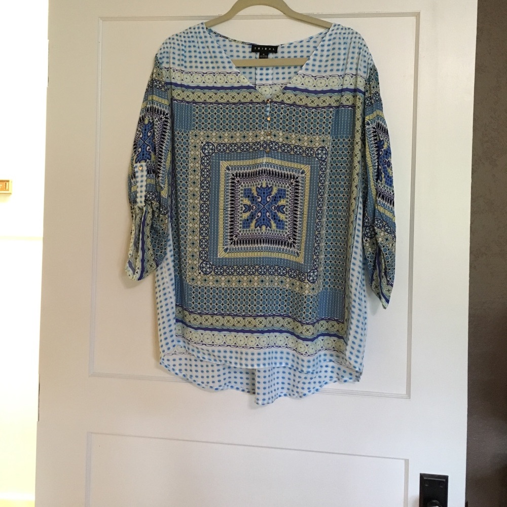 Tribal loose fit top xl Cute with leggings