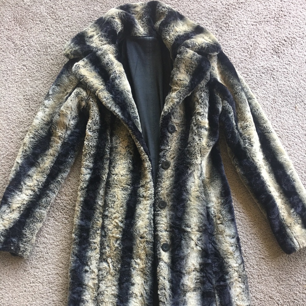 Vintage faux fur coat