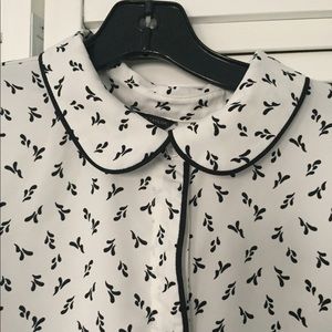 Peter Pan collar blouse