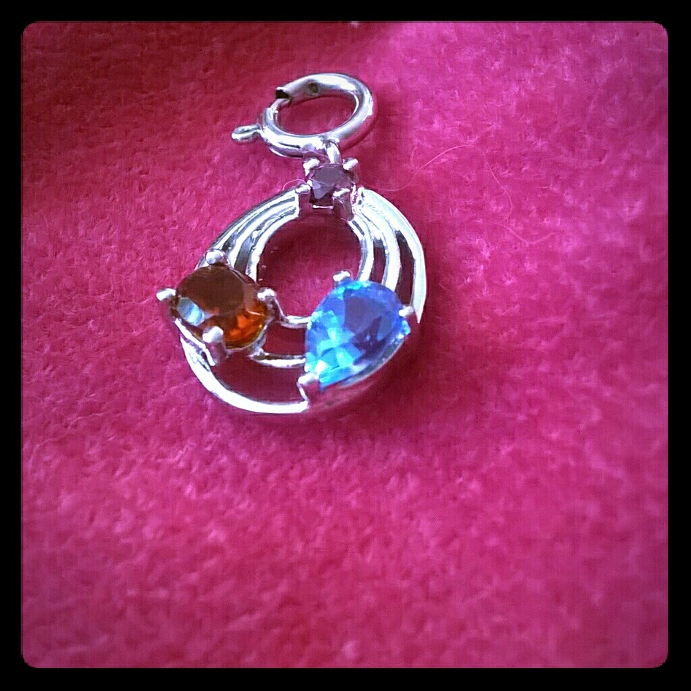 Multi Gemstone Charm