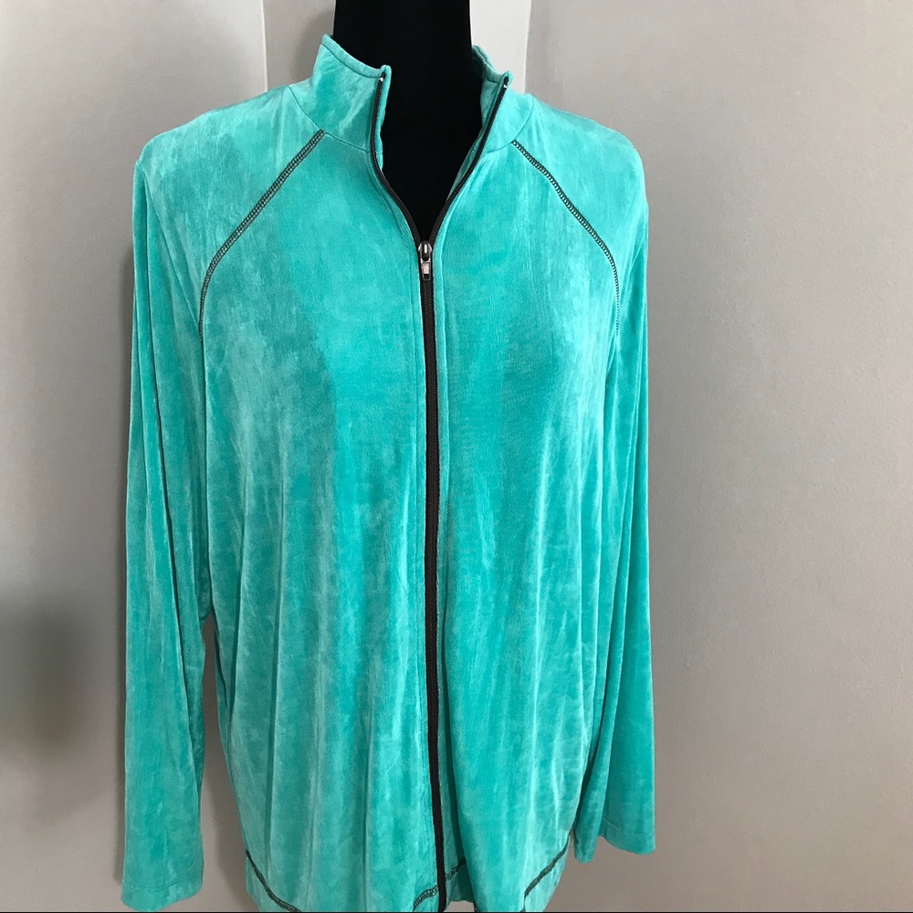 Citiknits zip up casual jacket