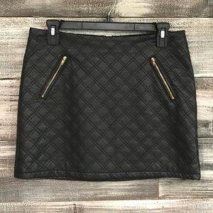 Express Faux Leather Mini Skirt