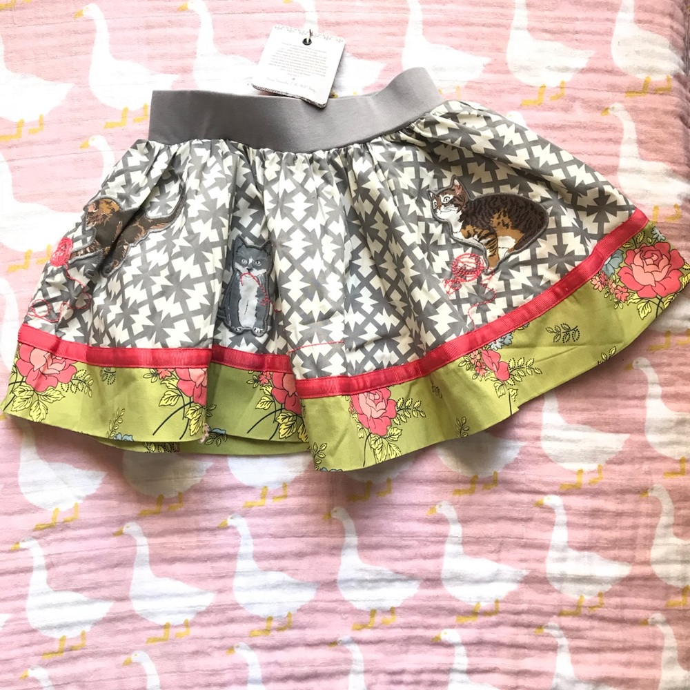 NWT pretty kitty Matilda jane twirl skirt