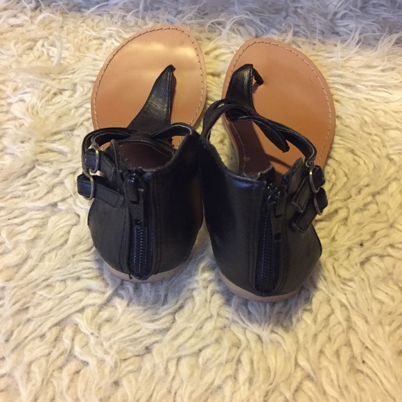 🖤Sandals | Black Zip-up - Picture 3 of 5