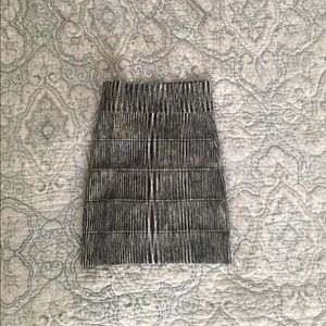 BCBGMaxAzria black and white skirt size S