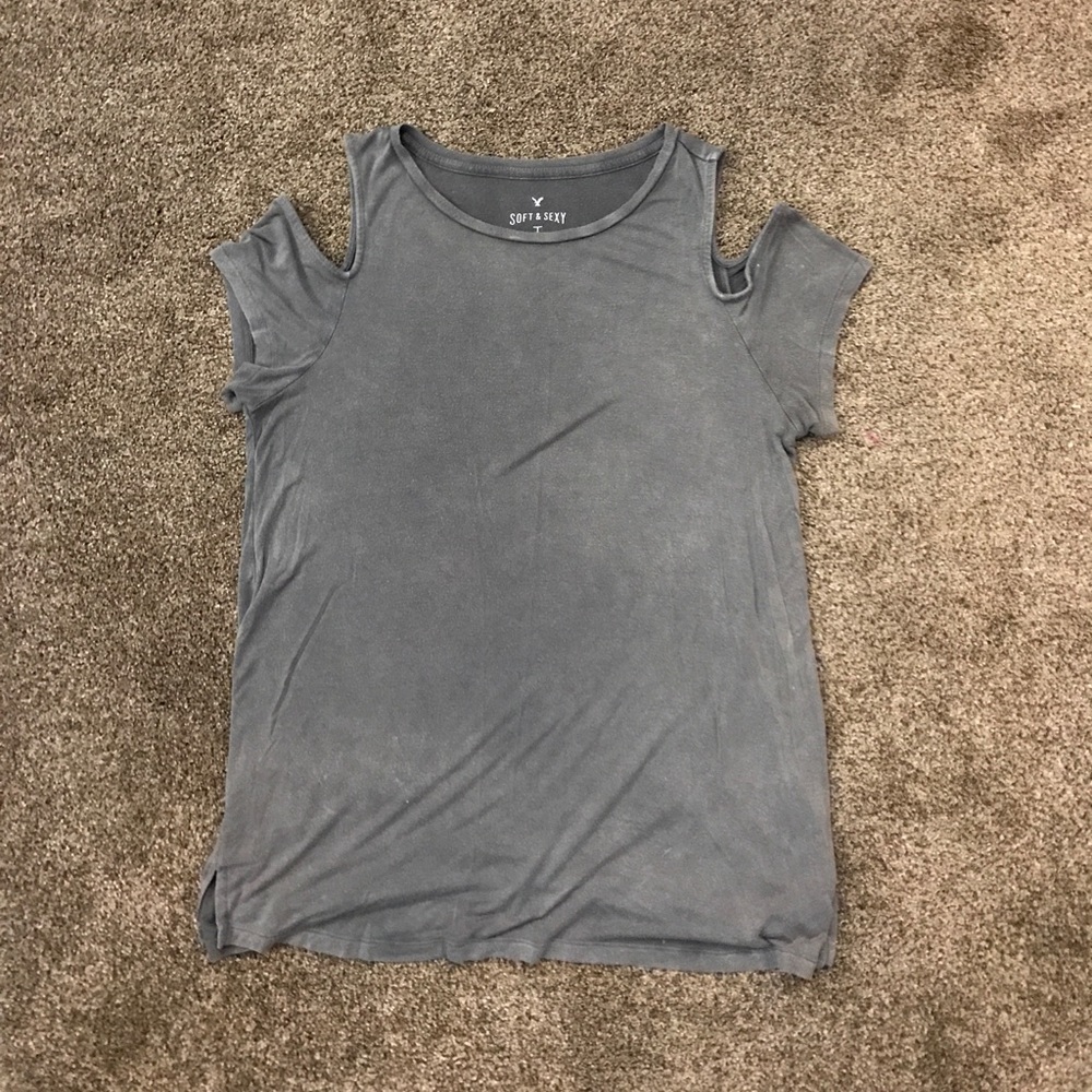 American Eagle Cold Shoulder Tee