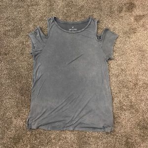 American Eagle Cold Shoulder Tee