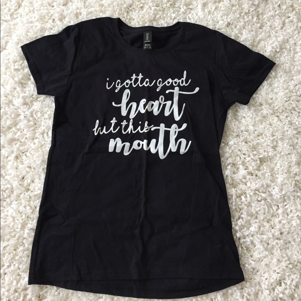 "I gotta good heart but this mouth"  Graphic Tee