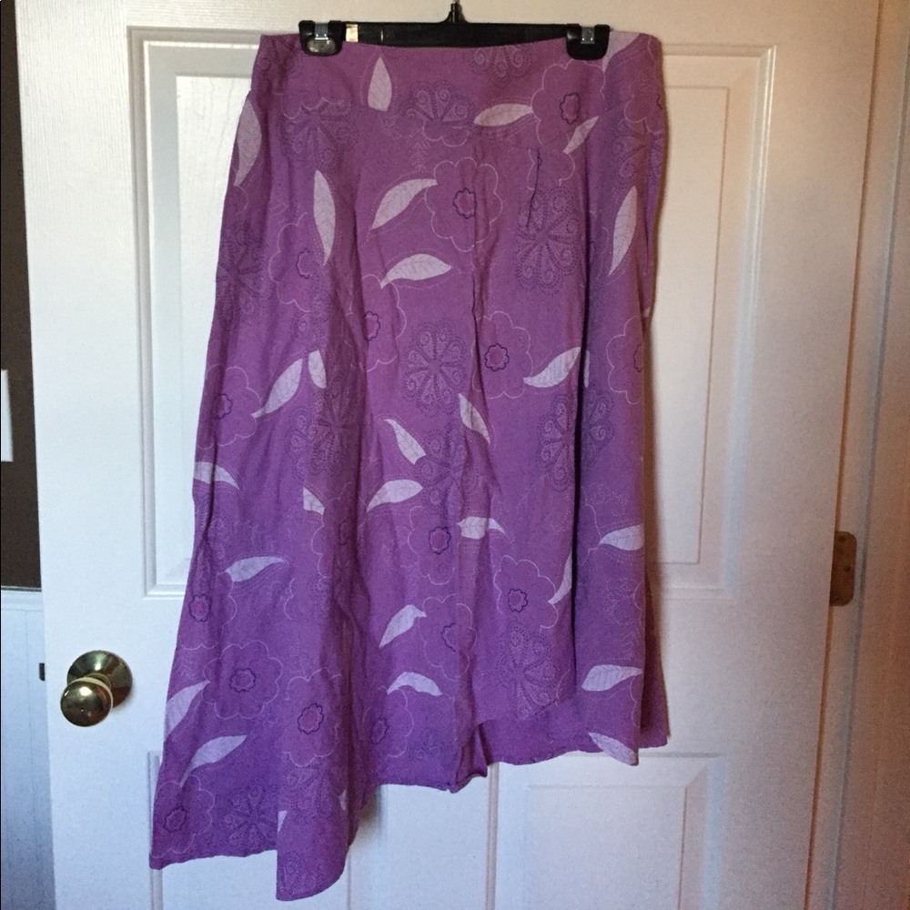 Clearance! Purple asymmetrical skirt