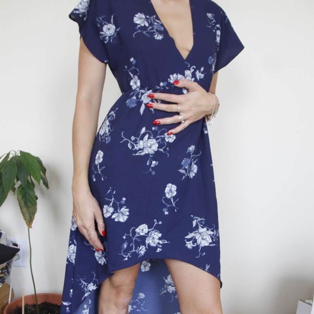 Blue maxi dress