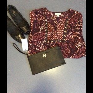 Dressbarn long sleeve blouse XL EUC