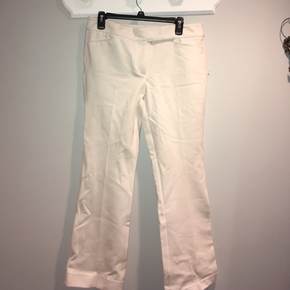 Winter white White House Black Market Pants