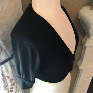 Black Express 2 button shrug
