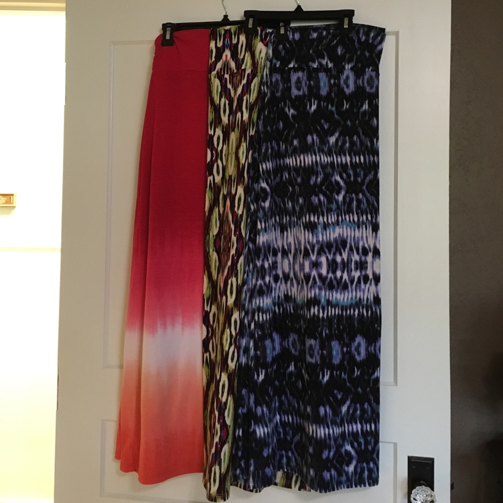 Lot of 3 maxi skirts All 2xl NWT