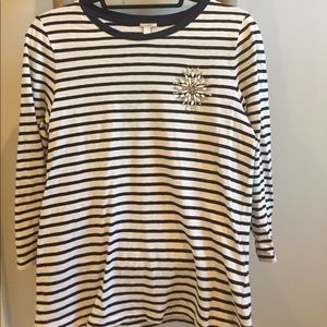 J.CREW brand new embellished top