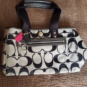 NEW Black Coach Shoulder Bag & Wallet