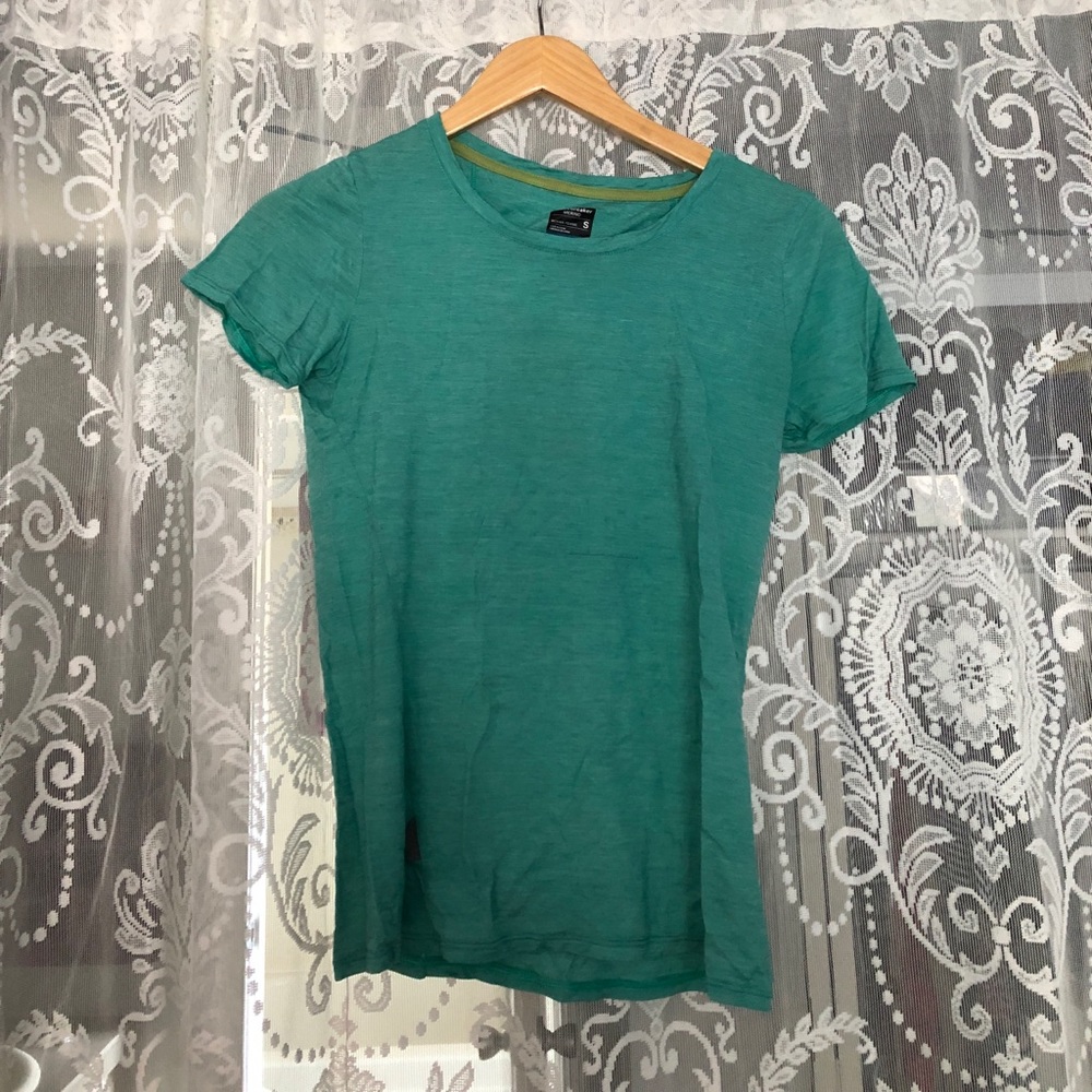 Green Icebreaker Merino Wool Performance T-shirt