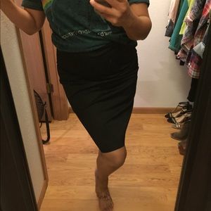 Black MNG pencil skirt