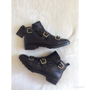 Zara Quilted ankle boots