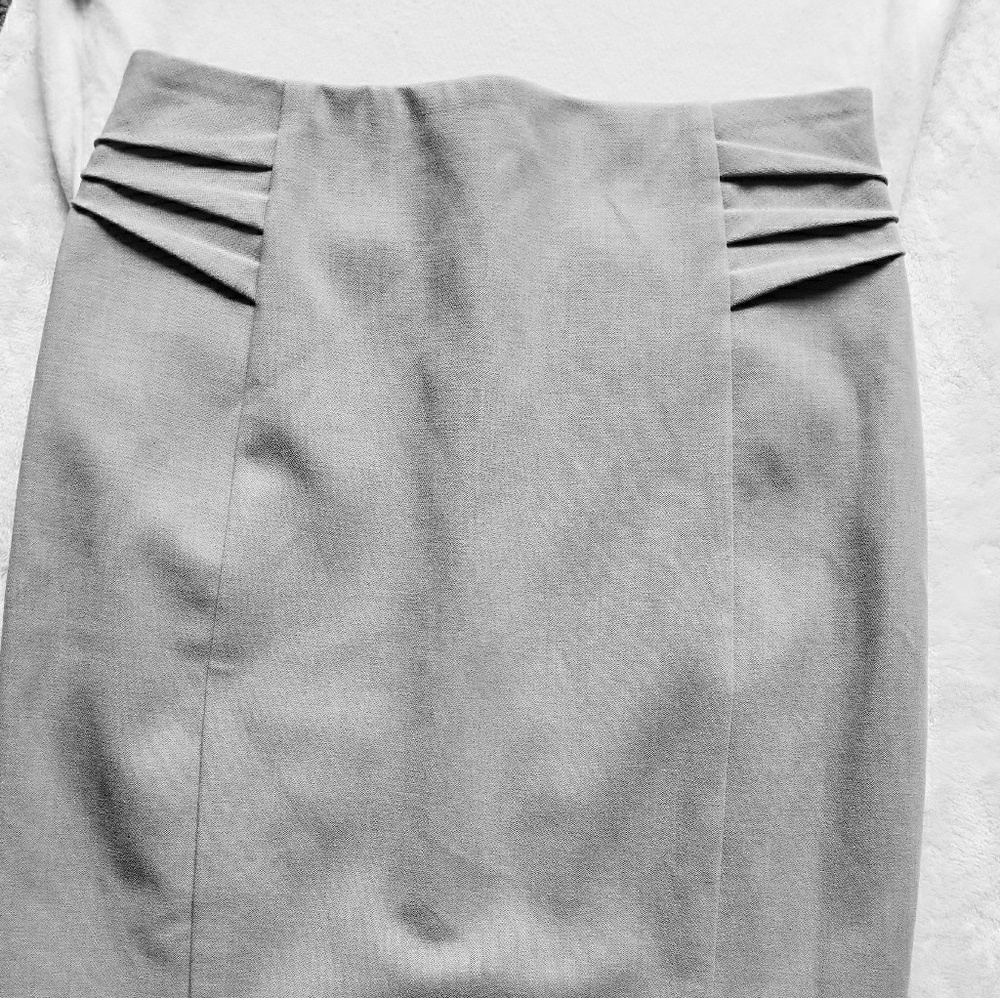 Express Pencil Skirt with pleated detail