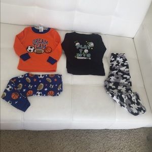 4 piece used pajama bundle