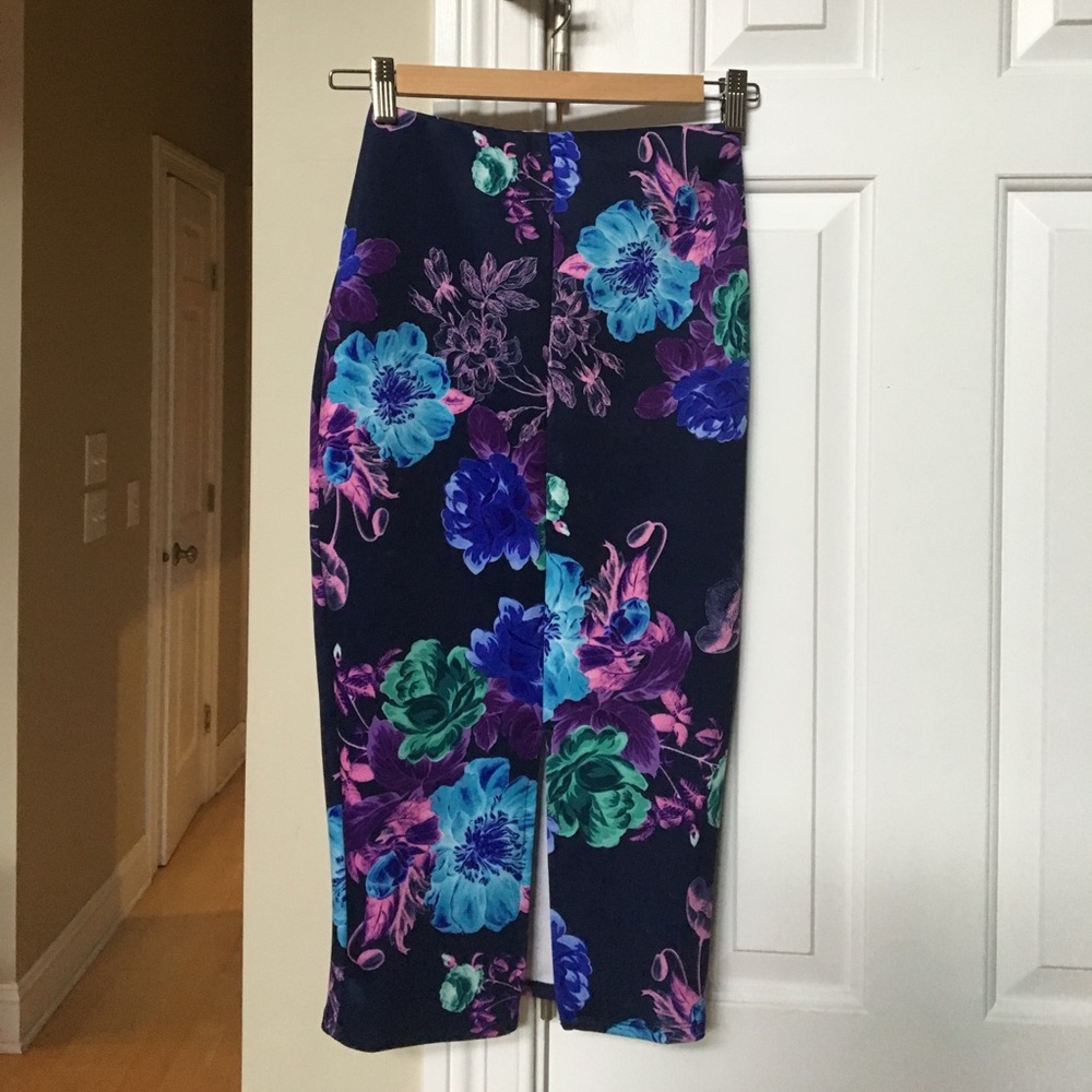 Floral Pencil Skirt