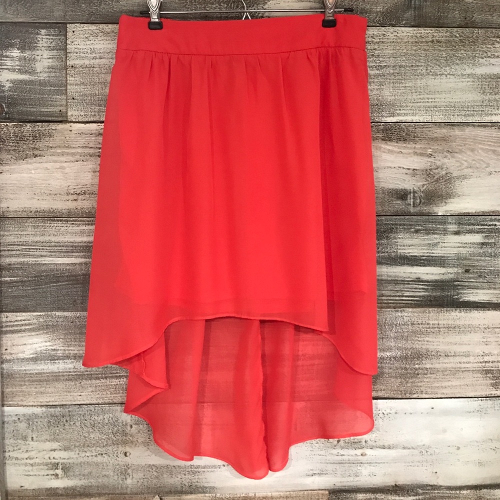 Maurices High Low Chiffon Skirt