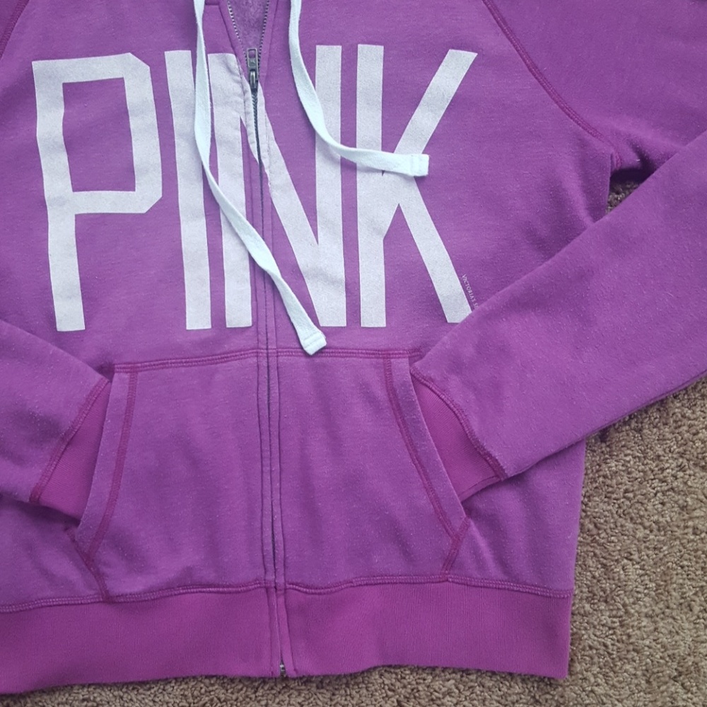 PINK zip up hoodie.
