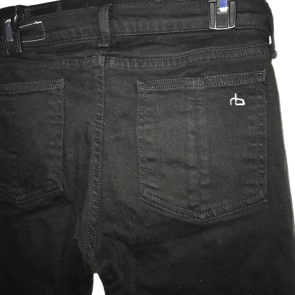 Rag Bone Stiletto Boot Jeans Black 
