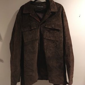 Suede Brown Kenneth Cole XXL Jacket