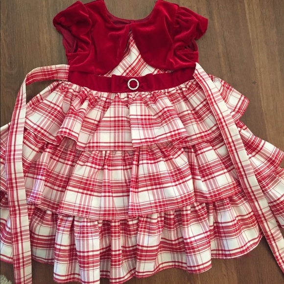 cream christmas dress