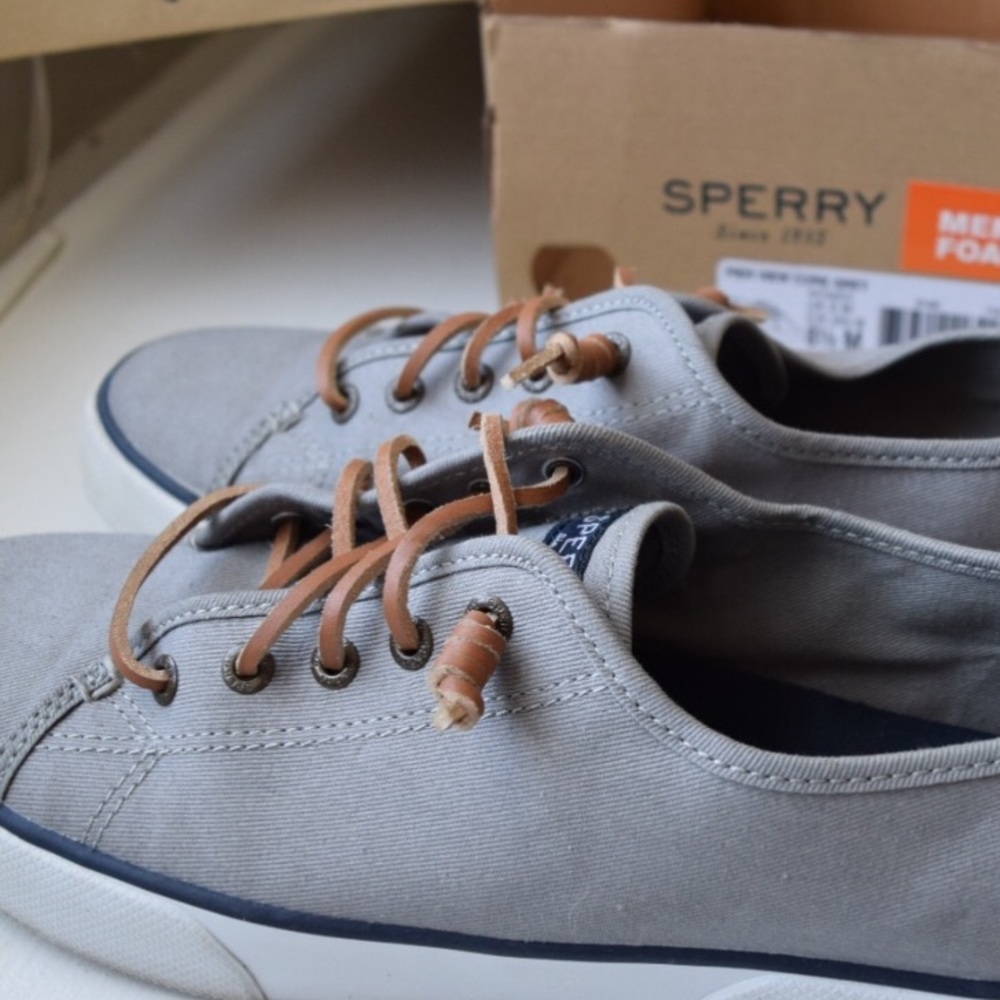 ⛵️ Sperry Pier View Core Gray size 8.5 memory foam