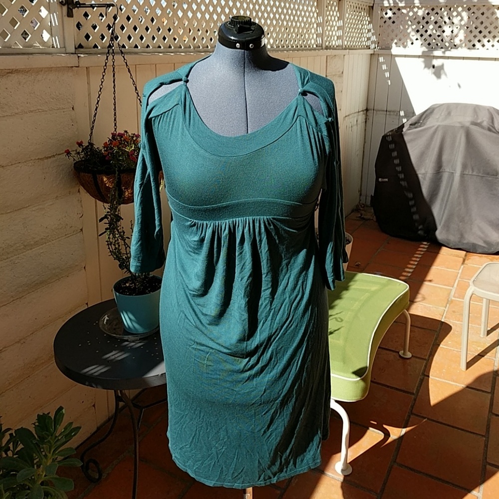 🌞BCBGMaxAzria teal dress