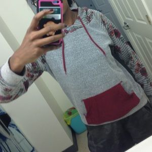 Floral hoodie