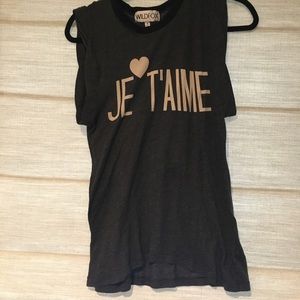 Wildfox Je’Taime Tank