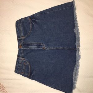 Blue Denim Skirt