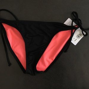 NEVER worn, black bathing suit bottoms