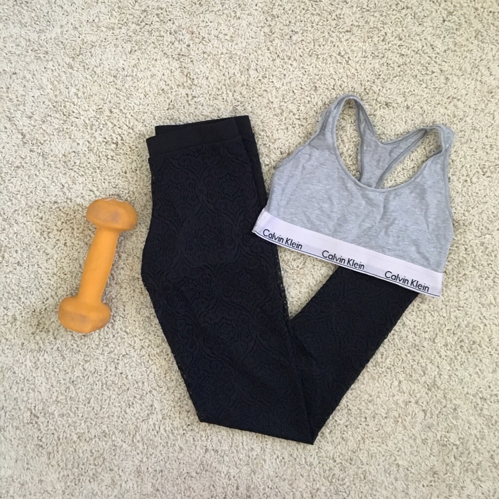 Blue Life Black Sheer Leggings