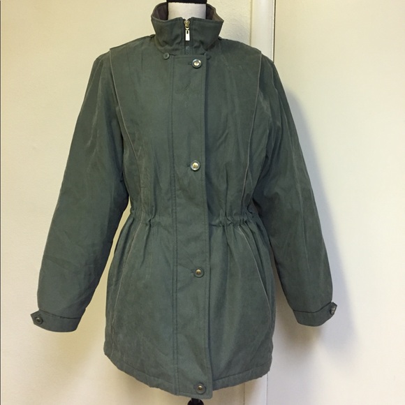 Beautiful Braetan Olive and Taupe Coat - Picture 1 of 8