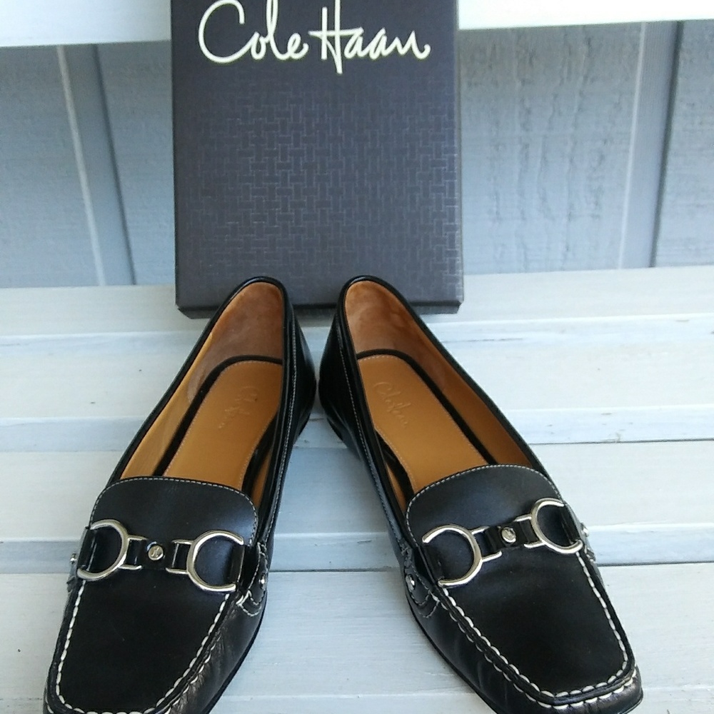 ***SOLD***Black Cole Haan Leather Loafer