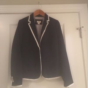 JCrew Navy Blazer with Gold Buttons