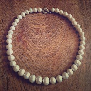 Real fresh water pearls. Hand strung!