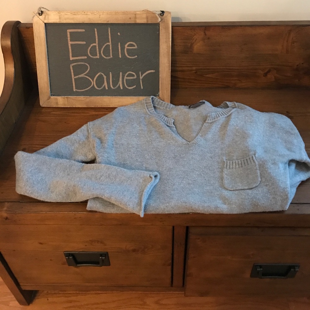 Eddie Bauer Grey Sweater